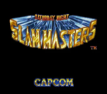 Saturday Night Slam Masters (USA) screen shot title